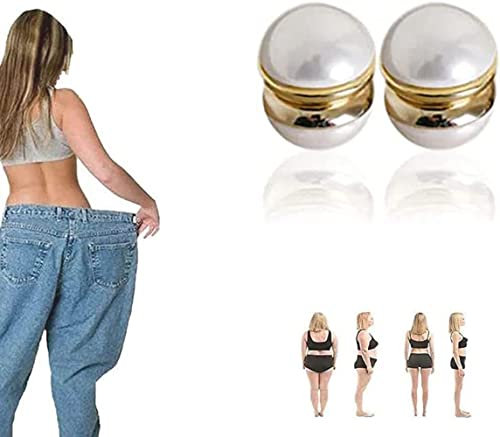 AILYFIRMO Lymphdrainage-Schlankheits-Ohrringe, Lymphvity-Magnesium-Weiß-Onyx-Ohrringe, Akupressur-Schlankheits-Ohrringe, Nicht durchdringende magnetische Akupressur-Ohrringe (1 Pair)