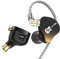 CCA ND DD3 4 Tone Adjustable in Ear Monitor Headphones, Dual Cavity Dual Magnetic Dynamic IEM Earphones, Clear Sound & Deep Bass Earphones Wired, Gaming Earbuds-Black No Mic