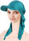 Cysocool Schirmmütze für Damen, Sonnenschutz, Baseballkappe, Newsboy-Mütze, elastisch, weich, Bambus, vorgebunden, Kopftuch, Kopfbedeckung, Haarausfall, Turbane, Kopftuch, Bandana, Totenkopfmütze