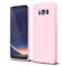 oakxco für Samsung Galaxy S8 Silikon Case mit Kameraschutz, Ultra Dünn Bunt Handyhülle Mädchen, Einfarbig Handy Hülle Slim Schutzhülle, Matt TPU Weich Gummi Glatt Silikonhülle Bumper, Rosa Pink