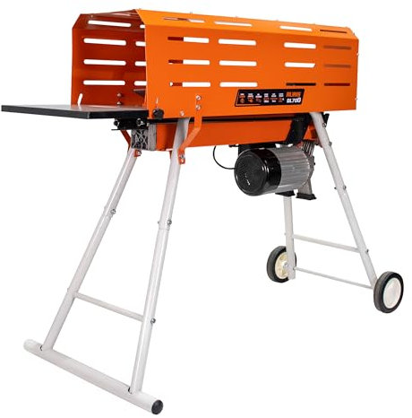 RURIS POWER FOR NATURE Fendeur de bûches électrique DL700-2200W, 7 tonnes, Capacité 52cm x 25cm - Avec Support et Cage