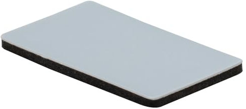 WAGNER PTFE Gleiter 16tlg.- 16 x 26 x 1,5 mm, Spezialkunststoff, selbstklebend, grau, als Gleitpad, robust - 16122699