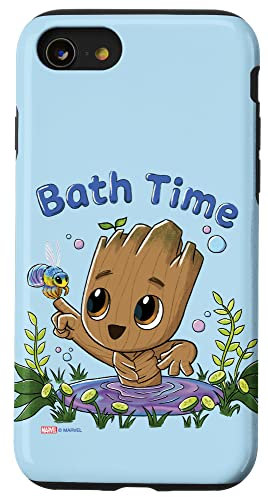 Hülle für iPhone SE (2020) / 7 / 8 Marvel Studios Ich bin Groot Bath Time