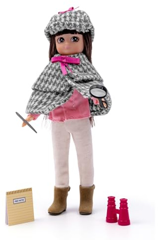Lottie Dolls Mystery Solver (Detective) Outfit & Accessories - Doll Clothes Set, Extra Outfits For Dolly Wardrobe, Imaginative Play Sets For Girls & Boys, Children’s Gifts, Age 3 Year Olds +