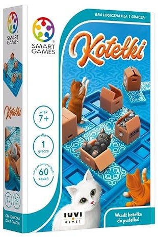 GRA logiczna Łamigłówka dla jednej osoby Smart Games Kotełki (PL) Koty