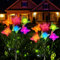 Recitem Solar-Gartenleuchten 2er-Pack, lebensechte schwankende Schmetterlings-Solarleuchten, warmes Licht & Blinkmodus, wasserdicht, Solar-Glühwürmchen-Lichter für Garten & Balkon (Stil B)