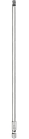 sourcing map Ball End Hex Screwdriver Bit Set 5mm (H5.0) Size 1/4 Hex Shank 200mm (8) Long Magnetic Ball Head Bits S2 Steel Metric Screw Driver Bit