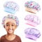 TYXHXTF 4 Pcs Kids Hair Bonnet, Unicorn Shower Caps, Silk Satin Bonnets for Sleeping, Reusable Elastic Band Waterproof Bath Cap, for Girls Nightcap Gift