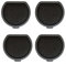 Gettimore 4 Stück Vormotorfilter für AEG QX9-1-50IB/ALRG/ANIM Staubsauger, Schwammfilter Staubsaugerzubehör