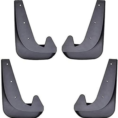 CQGRAPE 4 Stück Kotflügel für Renault Clio Mk1 2 3 4 5, Spritzschutz Auto Kotflügel Schutz Vorne und Hinten Spritzschutz Auto Zubehör