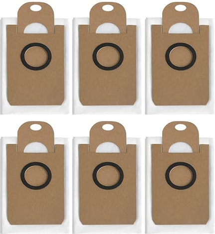 Original Staubbeutel Zubehör für Proscenic Q8 Max Saugroboter Automatische Absaugstation, 3L*6 Pcs, Ersatzteil Beutel Staubsaugerbeutel