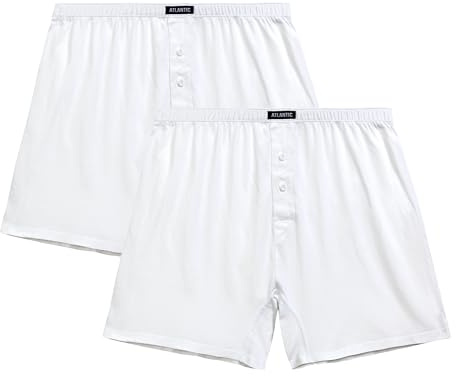 Atlantic Underwear Herren Classic Boxers Boxershorts (2er Pack)