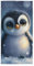 GAIREG Niedliche Pinguin mit großen Augen, Handtücher, 38,1 x 76,2 cm, weiche, hochsaugfähige Handtücher für Badezimmer, Fitnessstudio, Hotel