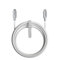 NOMAD Kevlar Cable USB-C auf USB-C Ladekabel mit 3 Metern Länge White