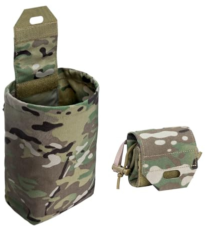 IDOGEAR Molle Entleerungstasche Zeitschriften Recycling Tasche Tactical Faltbare Utility-Tasche für Wandergürtel Weste