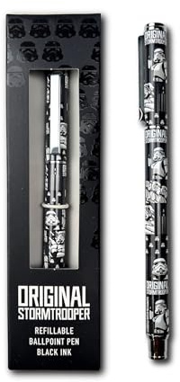 Cardology Original Stormtrooper Ballpoint Pen | Refillable Black Ink Pen for Fans or Collectors, Medium Point, Perfect for Notes & Gifting | Officially Licensed