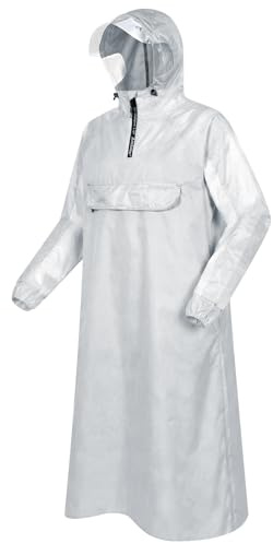 Andake Regenponcho Herren Damen Regenmantel Wasserdicht | Regencape mit Ärmeln Wiederverwendbar Regen Poncho für Fahrrad Wandern
