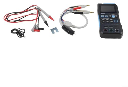Momfin LC1020E Digital Bridge LCR Meter, 0,3% ESR Tester per R C L misura, 5 frequenze fino a 100 KHz, schermo a colori da 2,8 pollici, 3000 mAh ricaricabile (LC1020E in inglese)