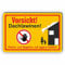VORSICHT DACHLAWINEN - Winterdienstschilder/WI-005 (45x30cm Schild)