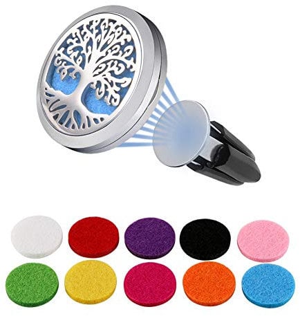 Vicloon Auto Lufterfrischer, Magnetisches Auto Lufterfrischer Aromatherapie ätherisches Öl Diffusor, Auto Öl Diffusor für Ihr Auto, Büro, Zimmer oder andere Indoor-Plätze