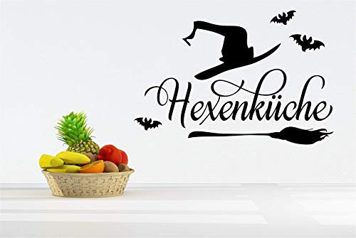 *NEU* Wandaufkleber/Wandtattoo/Wandsticker - Spruch für die Küche ***HEXENKÜCHE - 04*** Größen.- und Farbauswahl
