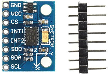 ADXL345 Modul, Beschleunigungssensor, 3-Achsen Accelerometer, I2C, SPI, G-Sensor für Arduino, Raspberry Pi, uvm.