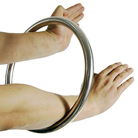 Kayheng Wing Chun Kung Fu Edelstahl Trainings Ring Silber
