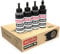 Matsuro Original | Kompatibel Universal Nachfülltinte für Tintenpatronen Ersatz für Canon HP EPSON Samsung Brother LEXMARK XEROX Dell Advent (4 x 100 ml | 4 SCHWARZ)