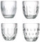 La Rochère-Coffret de 4 verres à eau 4 modèles assortis-TROQUET-Origine France Garantie