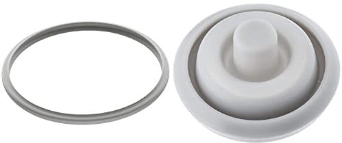 WMF Junta de Goma para Tapa de Olla Rápida, Silicona, Gris, 18 cm diámetro, Solo Apto para ollas de 2,5 L & Junta indicadora de cocción Plus para ollas a presión
