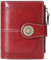 SENDEFN Portefeuille Femme Cuir Porte Monnaie Femmes Porte-Cartes Portefeuille Zippé Femmes avec 16 Emplacements pour Cartes Anti RFID Portefeuilles
