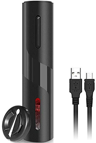 EUtoptrader Ouvre Bouteille Électrique, Tire Bouchon Sans Fil, Rechargeable Ouvre-Bouteille Automatique Rapide, Tire-Bouchon screwpull pour Vin Champagne Du vin Vin rouge