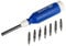 BERNER Tournevis Mega-Pro avec embout chargeur 7 embouts double
