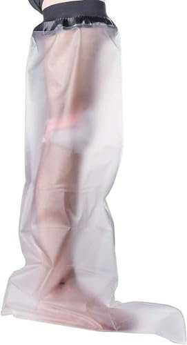 HKF HO KI HO Protector Impermeable para Pierna de Escayola | Funda Impermeable para Ducha y Baño - Pierna llena para adultos (Pierna llena para adultos-104cm, Pierna llena para adultos-104cm)