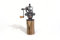 Holz Gewürzmühle - Gewürzmühle - mit Kurbel - Walnuss Geschenk handmade - Pfeffermühle - Salzmühle Unikat Mahlgrad einstellbar Geschenkidee Antik-Optik Nussholz - Küchenaccessoire aus Holz