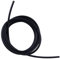 LUXERAD,High Performance Silicone Vacuum Hose,ID= 0.12 (3mm), OD= 0.28 (7mm) Length=10 Feet（3 Meters）,Silicone Vacuum Hose Line Tube Pipe Universal 3mm x 7mm Black