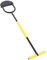 Coupe-bordure Demi-lune, Coupe-bordure Demi-lune Haute dureté en Acier au Carbone Trottoir Herbe Long Manche Coupe-bordure Manuelle, Accessoires de Bloc de Jauge