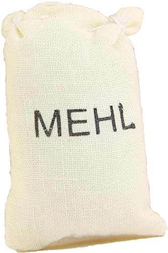 FADEDA Mehlsack/Höhe:5 cm/handbemalt/detailgetreue Krippen Figuren - Weihnachten Tisch Dekoration Krippe Zubehör