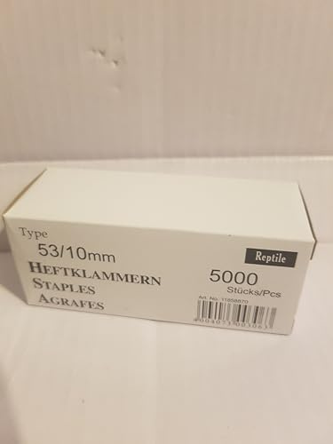Tackerklammern Reptile 53/10 mm 5000 Stück