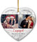 Christbaumschmuck Keramik Weihnachtsanhänger Anhänger Weihnachtsbaumschmuck Hängende Ornamente Weihnachtsdeko Laden Sie EIN Verlobungsfoto Hoch, Personalisiertes Foto 2023, Unsere Ersten