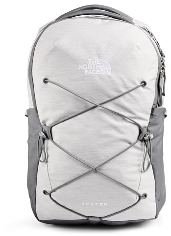 THE NORTH FACE Jester Rucksack für Damen, TNF White Metallic Mélange/Mid Grey-npf, Einheitsgröße, Jester Rucksack für Damen