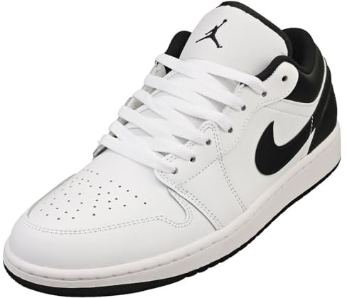 Nike - Air Jordan 1 Low - 553558132 - Farbe: Schwarz-Weiß - Größe: 45.5 EU