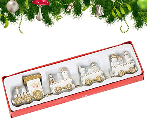 maxpo Weihnachtszug-Set | -Weihnachtszug-Dekorationen - -Weihnachtszug-Ornamente als dekoratives Geschenk für Mädchen im von 3 4 5+ Jahren, Kinder, Kleinkinder, Tischdekoration