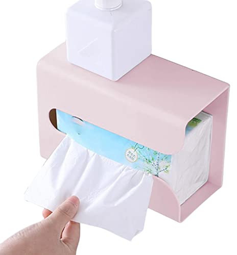 Taschentuchbox-Abdeckung Zur Wandmontage - Selbstklebender Wandhalter Für Kosmetiktücher, Stanzfreier Toilettenpapierhalter Für Badezimmer, Küche Und Zimmer