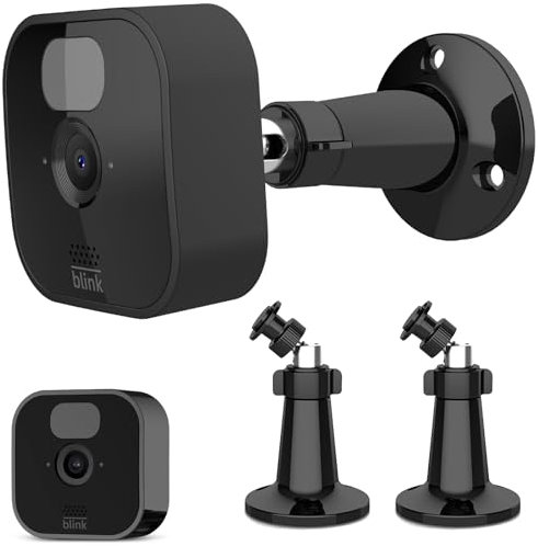 Blink Kamera Halterung, Verstellbare Wandhalterung Halter für die Blink Outdoor Kamera(3rd)/ Blink Outdoor 4 (4th Gen)/ Blink Indoor/Blink Mini 2/ Blink XT/ XT2 (Schwarz, 2 Pack)