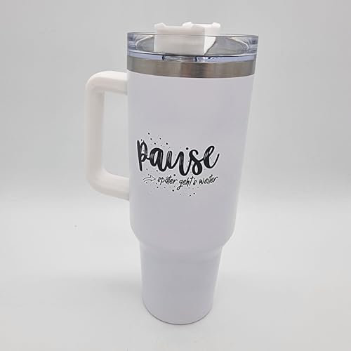 Thermobecher XXL, 1,2 L, versch. Designs (Pause)