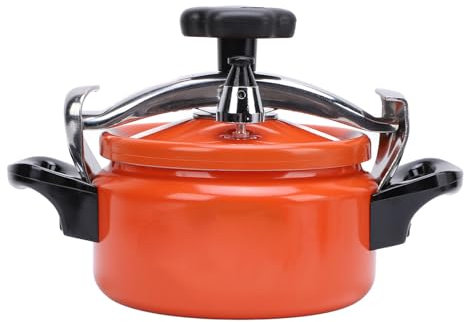 Double Bottom Aluminum Alloy Pressure Cooker Canner - Large Capacity, Easy to Use on Gas and Induction (3L)