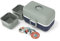 monbento - Lunch Box Enfant Tresor vert/bleu - La Boite Repas 3 Compartiments pour Enfant - Idéal pour Repas et Goûter Ecole/Pique-nique - Sans BPA - Personnalisable et Sûre - Vert & Bleu