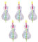 Rainbow Spinner Spielzeug, Rainbow Twirler Stick, Twirler Ribbon Fairy Stäbe Bright Light Wand Up Baton Twirling Glitter