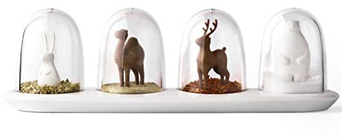 4 pezzi di shaker, shaker shaker shaker stagioning shaker stagioning cucina stagionando set per casa (animato)
